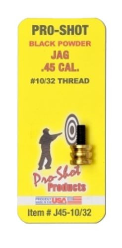 Pro-Shot Products J45-10/32 Black Powder Jag for 45 Caliber Brass Cartridges