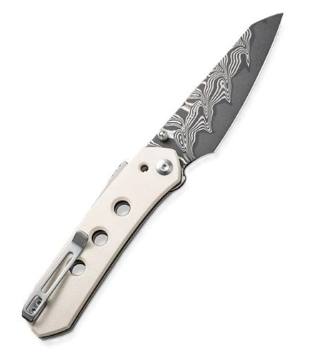 Civivi Knife Vision FG with Damascus Blade and Ivory G10 Handle