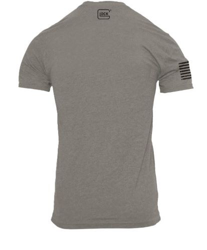 Glock Perfection TEE Short - Gray Cotton Short-Sleeve T-Shirt, X-Large