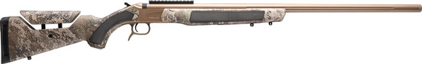CVA Accura LR-X 50 Caliber Bolt Action Rifle with 30-Inch Fluted Barrel and Camouflage Synthetic Stock