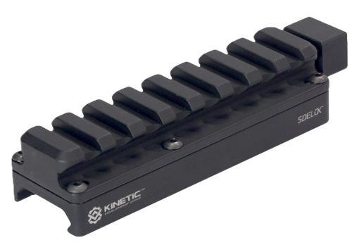 KDG SID5100 SideLok Universal Riser in Black Aluminum