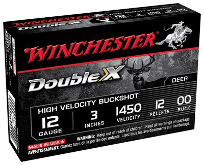 Winchester Double X 12 Gauge 3-Inch 00 Buckshot Shells