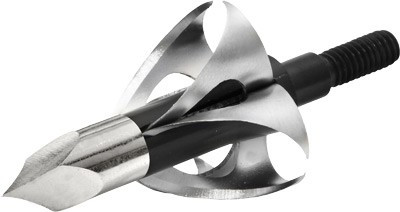 Flying Arrow Archery T3100CB Toxic Broadhead with 100 Grain, 7/8" Cut Diameter, Fixed Blade Design