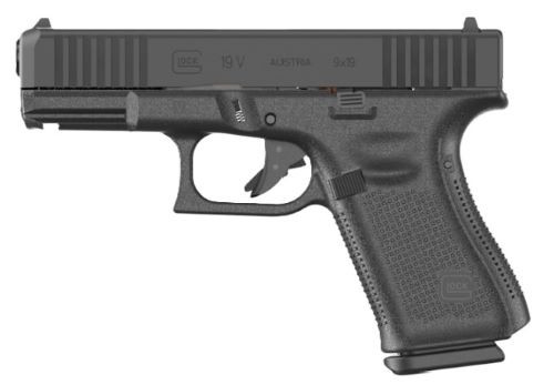 Glock G19 V 9mm Luger FS Semi-Auto Handgun with 3 Magazines