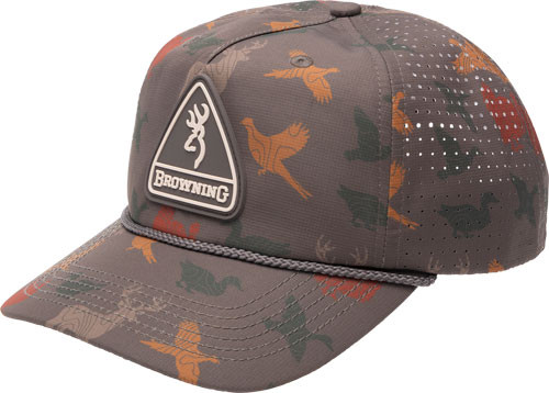 Browning Cap Slug Old Fashion - Brown Mesh Headgear with Classic Snap Closure, Multi-Fit Size