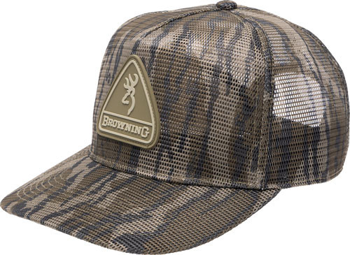 Browning Cap Slug Marshland Mesh Camouflage Headgear - Multi-Fit, Classic Snap Closure, Pack of 6