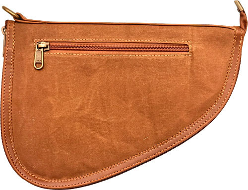 Palmetto Bag Co Medium Tan Canvas and Leather Pistol Case (Part #BPK9675FT)