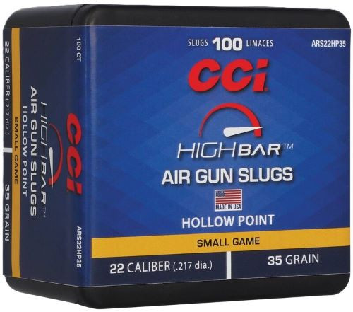 CCI High Bar Air Pellets 22 - Precision Hollow Point Ammunition, Pack of 100