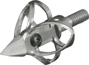 Flying Arrow Archery P3100CB Broadheads - 3-Pack, 100 Grain, 7/8" Cutting Diameter, Stainless Steel with Interchangeable Blades