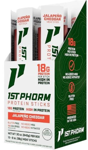 1ST PHORM Protein Beef Sticks - 15 Pack