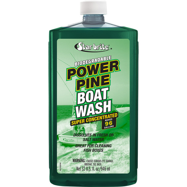 Star Brite Power Pine Boat Wash 32 oz – Concentrated Marine Grade Cleaner for Boats & Marine Equipment