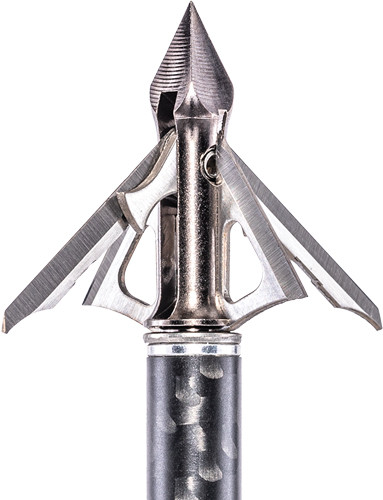 Muzzy Broadheads Trocar HBX - 100 Grain Fixed and Mechanical Hunting Arrow Tips