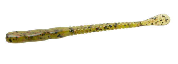 Zoom Bait 024-025 Meathead 4-Inch Green Pumpkin Soft Plastic Lure