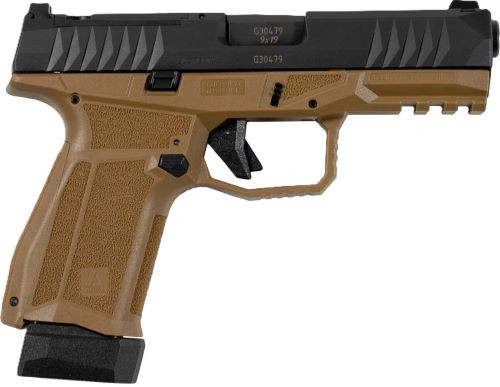 Global Ordnance AREX Delta M Gen 2 9mm Semi-Auto Pistol with 15-Round Magazines and Flat Dark Earth Finish