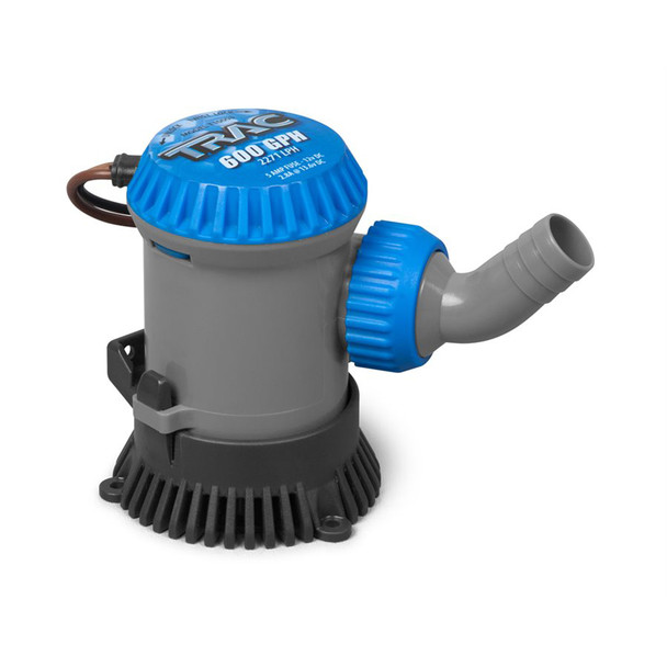 TRAC Outdoors 69300 Bilge Pump - 600 GPH Non-Automatic Marine Bilge Pump