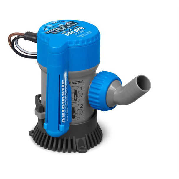 TRAC Outdoors 69310 Automatic Bilge Pump – 600 GPH Submersible Marine Pump