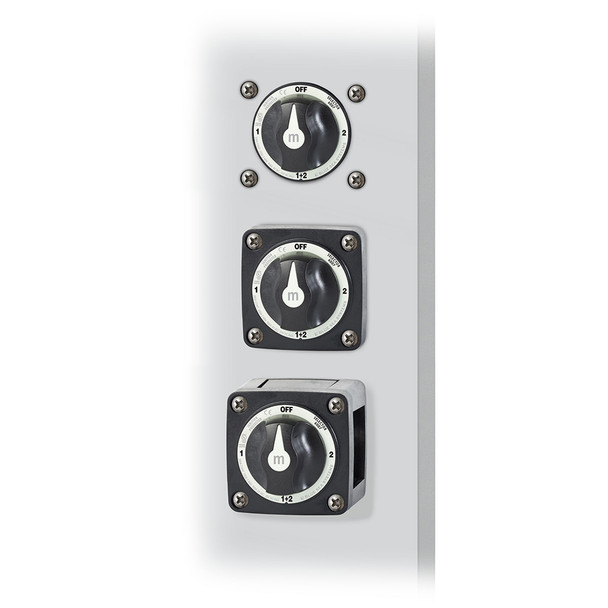 Blue Sea Systems 6007200 Mini Battery Switch Selector - 4 Position, Black