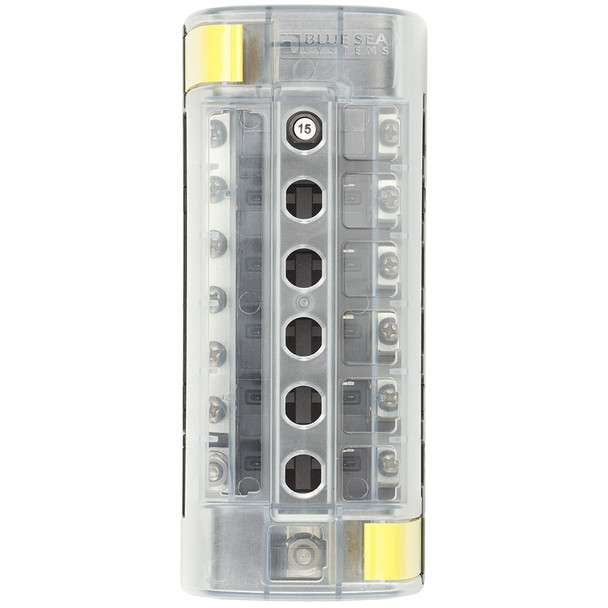 Blue Sea Systems 5052 ST CLB Circuit Breaker Block - 6 Position with Negative Bus