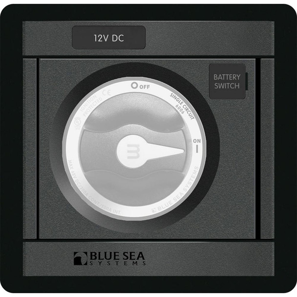 Blue Sea Systems DC M-Series Black Panel Square (Part 1139)