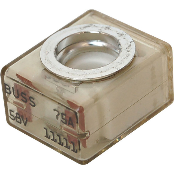 Blue Sea Systems 5180 75A Fuse Terminal – Brown, Visual Blow Indicator, DC Main Circuit Protection
