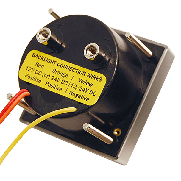 Blue Sea Systems 8246 AC Analog Micro Ammeter - Compact 2-Wire Current Measurement with Backlit Display