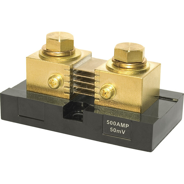 Blue Sea Systems 8255 Digital Meter Shunt 500A/50mV for Accurate DC Current Measurement