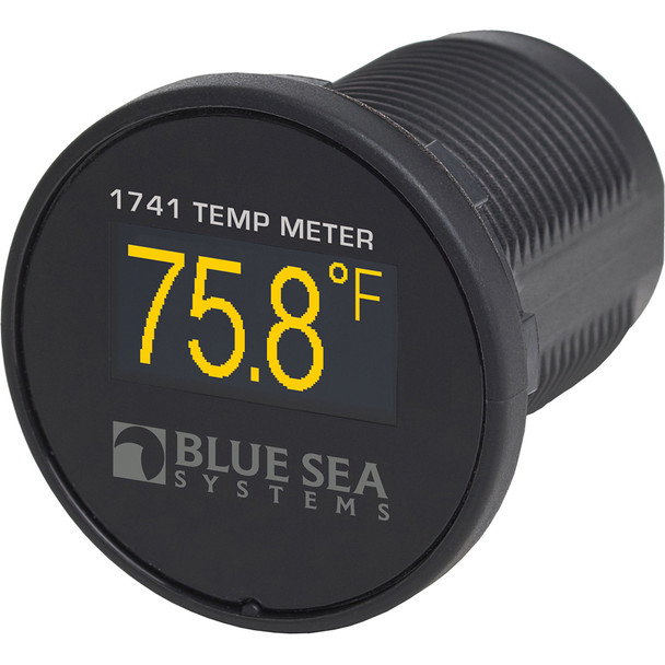 Blue Sea Systems 1741 Mini OLED Temperature Meter for Electrical Systems