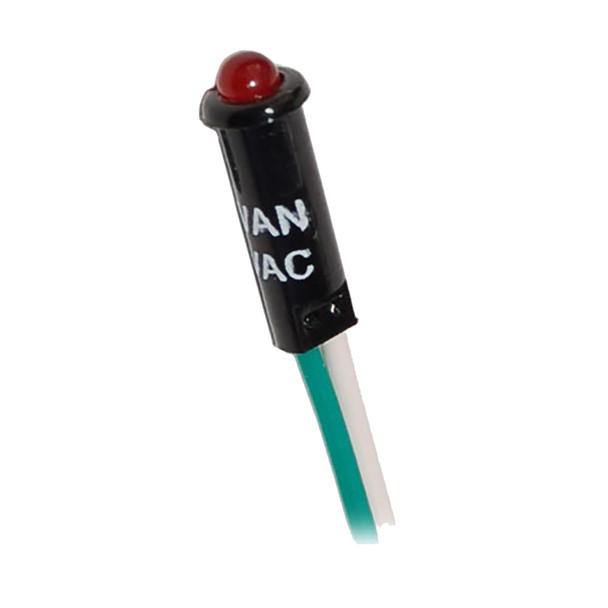 Blue Sea Systems 8066 Red LED Indicator Light - 120V AC, Easy Push-In Mount
