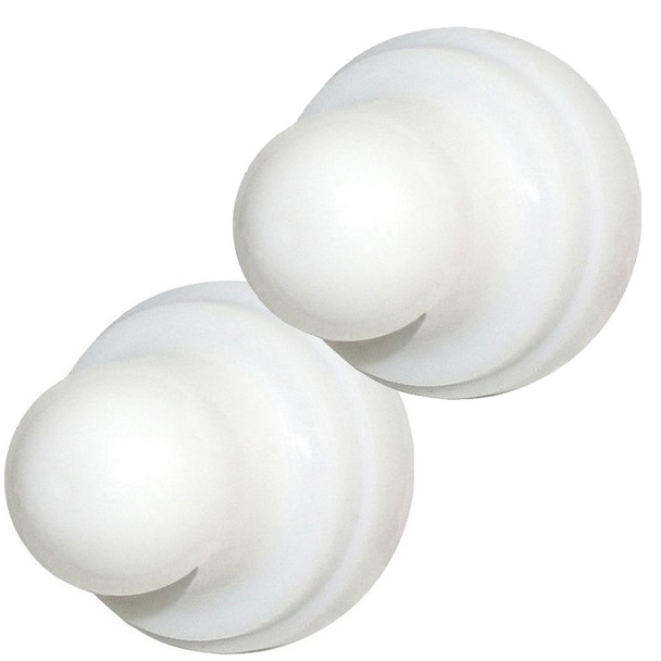 Blue Sea Systems 4136 Push Button Reset Only Circuit Breaker Boot - White (2-Pack)