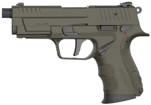 Retay USA RXP22 22LR Semi-Auto Pistol with Green Finish and Adjustable Sights