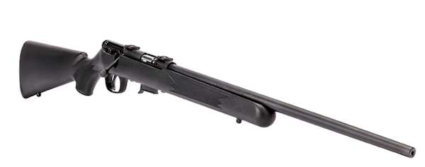 Savage Arms SAV 93R17 F .17 HMR Bolt Action Rifle with 21-Inch Sporter Barrel, Black Finish