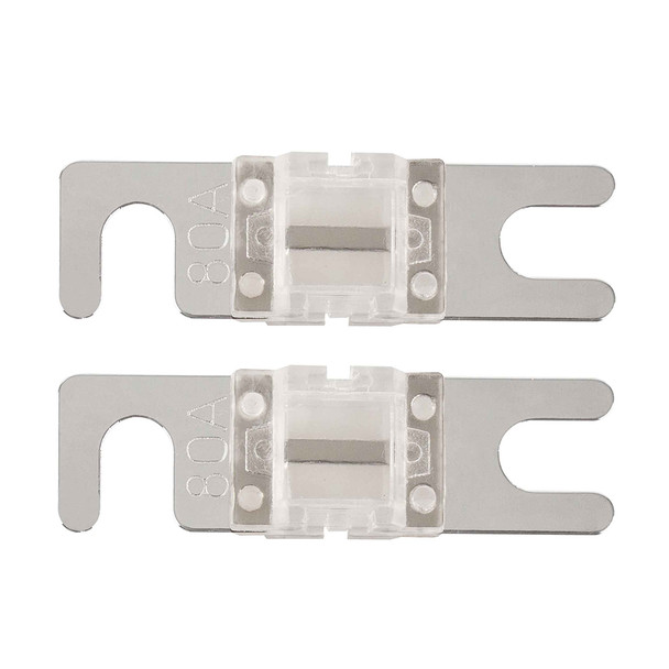 T-Spec V8 Series 80 Amp Mini-ANL Fuse - 2 Pack for High-Current Protection