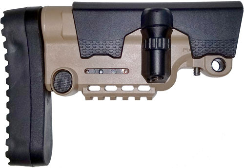 American Built Arms Company AB Arms Urban Sniper Stock X – Adjustable Flat Dark Earth Buffer Tube Adapter