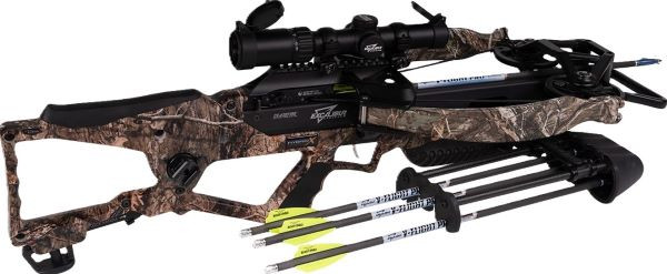Excalibur Crossbows Hybrid X Crossbow Kit with Overwatch 2-5X Scope and Field Points