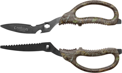 Camillus Knives CAM-19403 Multi-Function Game Shear with Two Flathead Screwdrivers