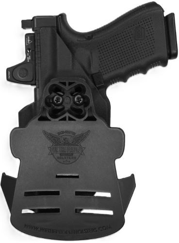 We The People OWB-R02-1000-R Outside Waistband Holster for Glock 19 and Similar Autos, Black