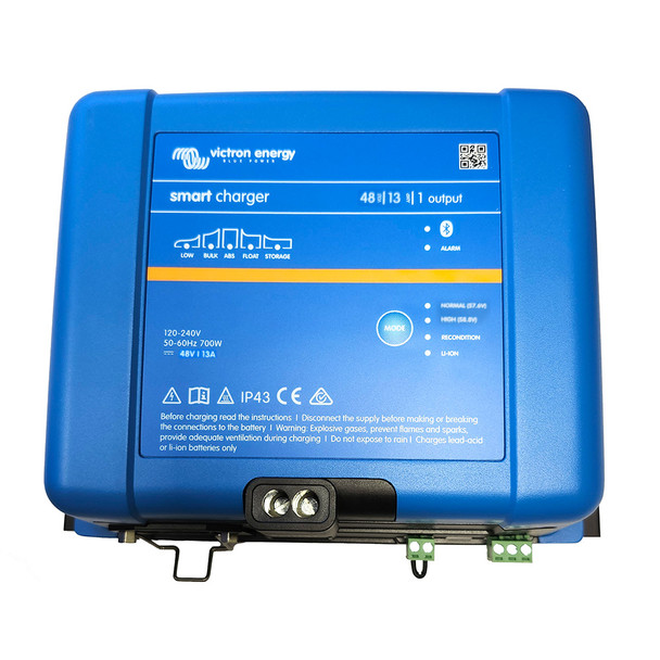 Victron Energy Smart IP43 Charger 48V 13A – Adaptive Multi-Voltage Marine and Industrial Power Supply