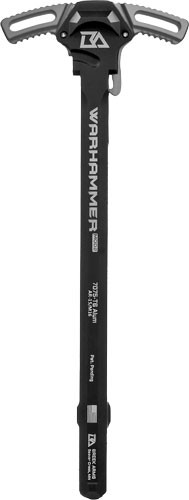 Breek Arms Warhammer Mod2 Ambidextrous Charging Handle in Gray – Aluminum AR-15 Accessory