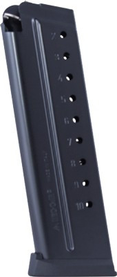Mec-Gar Magazine 1911 Government .9mm 10-Round High Capacity Black Steel Part MGCGOV910AFC