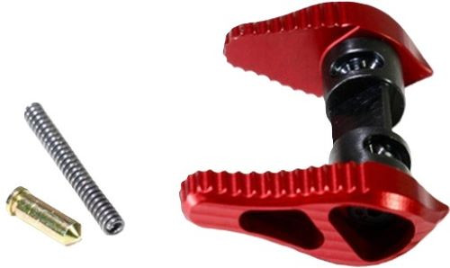 Timber Creek Outdoors AMBI Safety Selector – Red Aluminum AR-15 Accessory