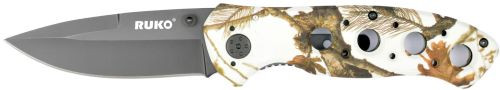 Ruko Folder 3.25" Tundra Knife with Rubber Overmolded Handle