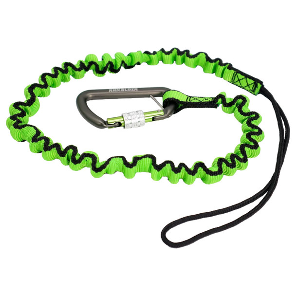 RAILBLAZA Bungee Tether Part Number 02-4294-11 - Heavy-Duty Gear Tie-Down with Aluminum Carabiner