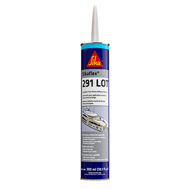 Sika Sikaflex 291 LOT Slow Cure Marine Sealant and Adhesive Cartridge - White, 10.3 oz