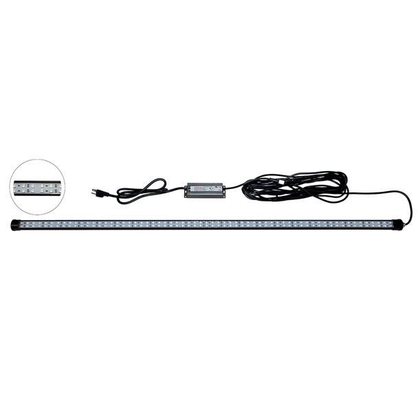 Hydro Glow DM260G 40W Green Dock Mounted Fishing Light - 120VAC, Above Water LED Floodlight