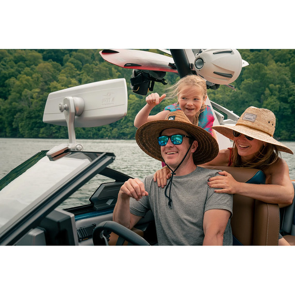 PTM Watersports VR-140 Elite Mirror - 6 x 20 Inches, 140 Degree View in Black