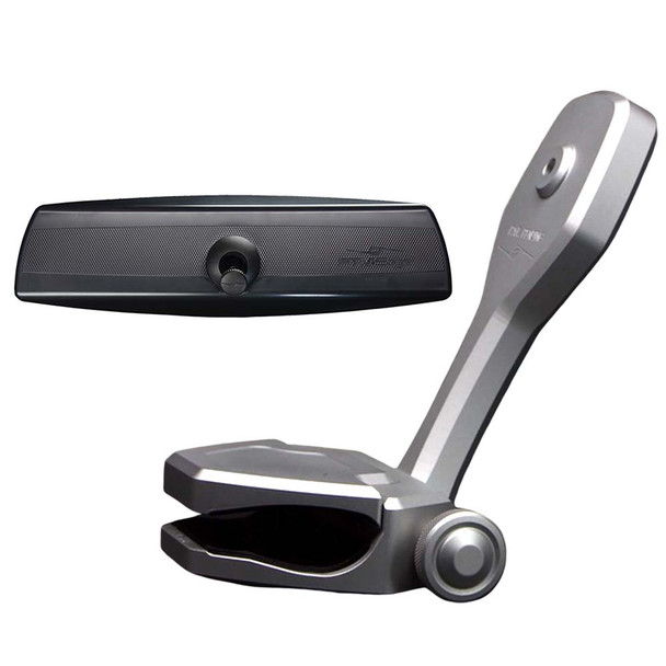 PTM Watersports Mirror and Bracket Kit with VR-140 PRO Mirror and ZXR-320 Mount (Silver)