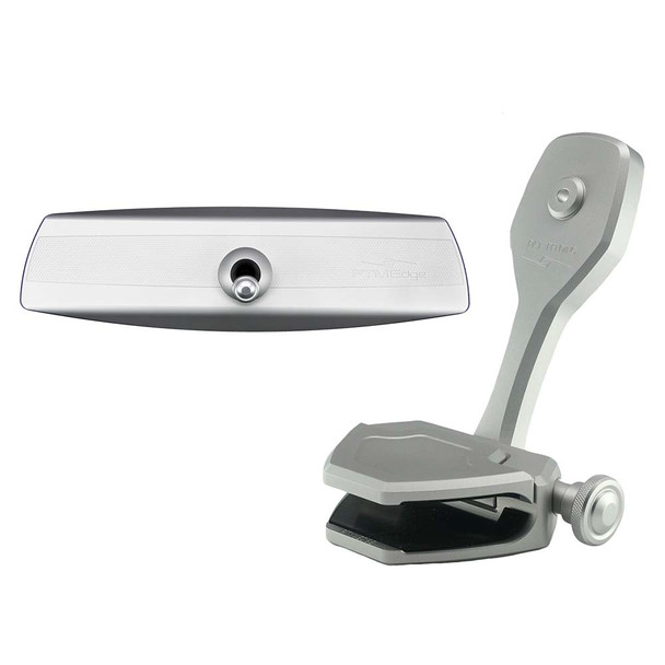 PTM Watersports Mirror/Bracket Kit with VR-140 Elite Mirror and ZXR-300 Silver