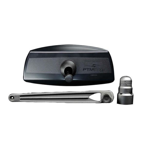 PTM Watersports UCX-17 PRO Pontoon Mirror and Bracket Kit - Titanium Grey