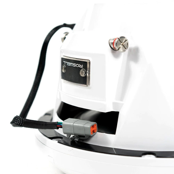 Roswell Marine R1 10-Inch Subwoofer with RGB LED Backlighting - 250W RMS, 500W Peak Power