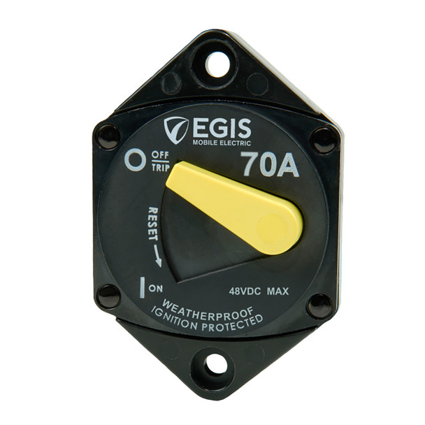 Egis Mobile Electric 70A Circuit Breaker - 87 Series Panel Mount for Reliable Electrical Protection